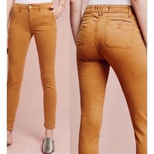 Anthropologie Hei Hei Abroad Mustard Skinny Pants